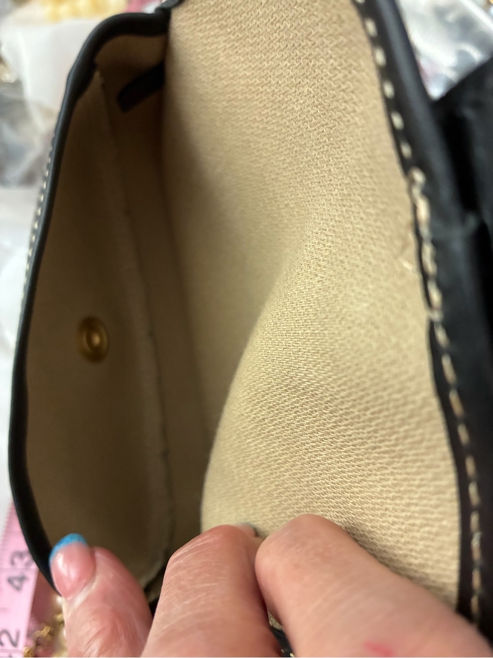 Dooney & Bourke Brown and Black Logo Canvas Crossbody Bag - Picture 8 of 9